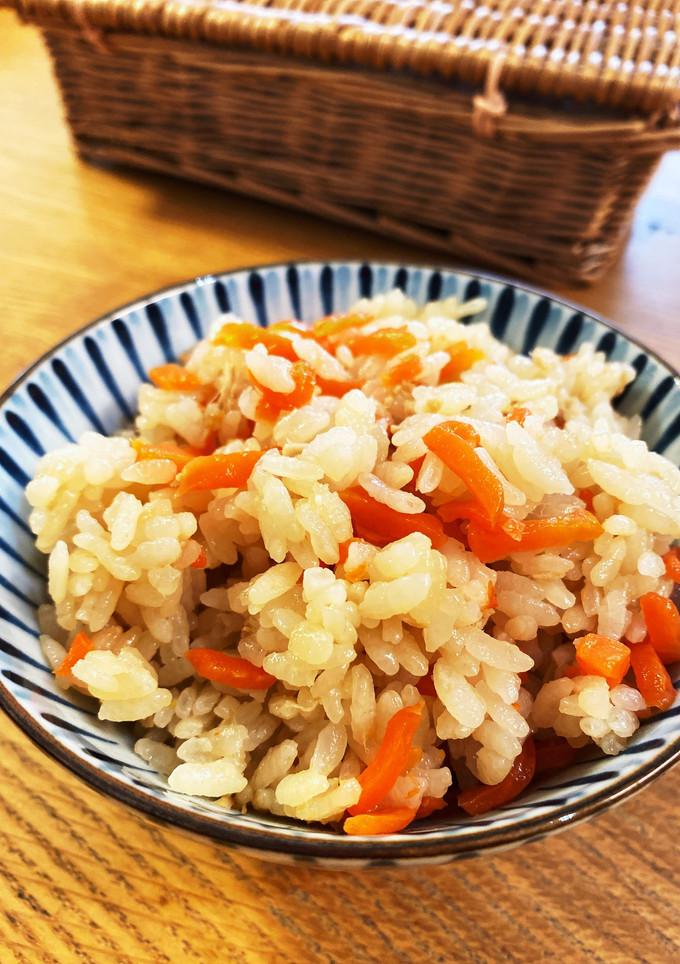 人参とツナの炊き込みご飯-レシピのメイン写真