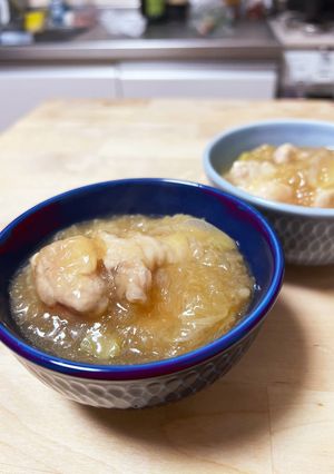 めんつゆだけ☆大根おろしと鶏肉のとろり煮-レシピのメイン写真