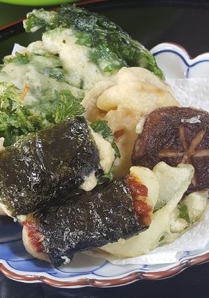 米粉で作る野菜天ぷらと磯辺揚げ-レシピのメイン写真