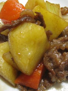♪肉じゃが風炒め♪-レシピのメイン写真