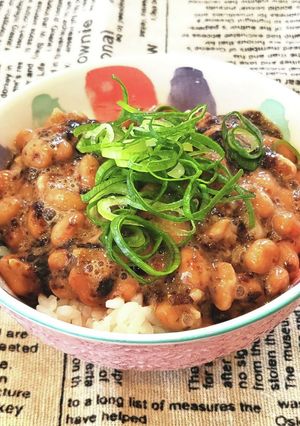 えっ！不思議♡牛乳海苔の佃煮納豆ごはん♡-レシピのメイン写真