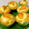 金柑の甘露煮でカップケーキ #米粉活用