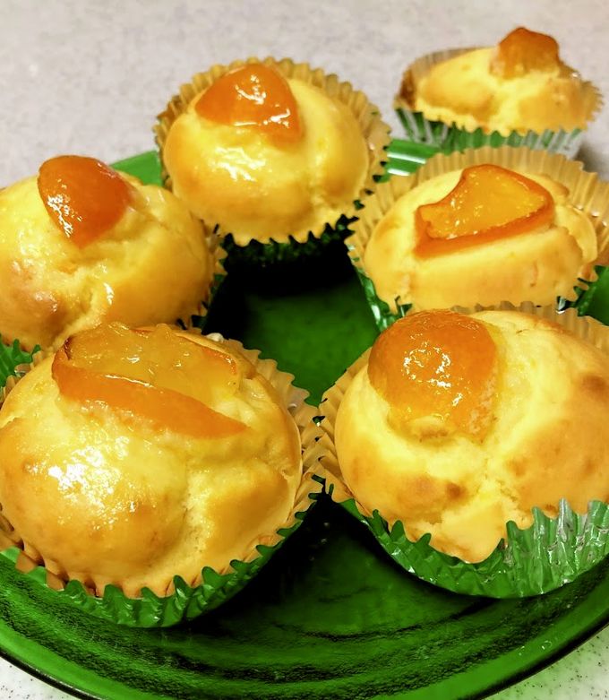 金柑の甘露煮でカップケーキ　＃米粉活用-レシピのメイン写真