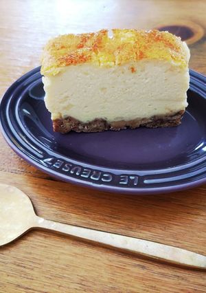 オイコスヨーグルトでチーズケーキ-レシピのメイン写真