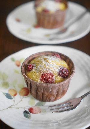 フレッシュ苺の米粉マフィン-レシピのメイン写真