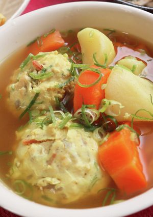 簡単時短で便利つくねのカレースープ-レシピのメイン写真