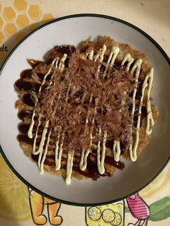 豆腐とオートミールお好み焼き#サイリウム-レシピのメイン写真