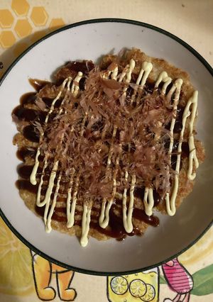 豆腐とオートミールお好み焼き#サイリウム-レシピのメイン写真