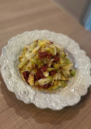 春キャベツとコンビーフのソテー-レシピのメイン写真