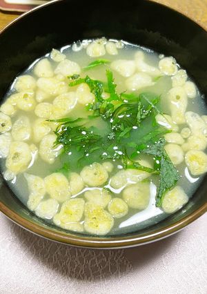 ささみと揚玉のほんのりとろみ清汁-レシピのメイン写真
