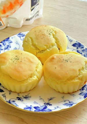 アメリカンドッグ味のカップケーキ-レシピのメイン写真