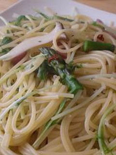 野菜たっぷりペペロンチーノ-レシピのメイン写真
