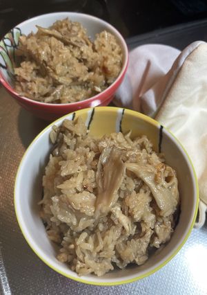 舞茸と油揚げの炊き込みごはん-レシピのメイン写真