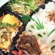 レンコンで仕切る♪ワザあり弁当