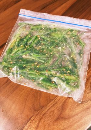 ほうれん草の茎☆パラパラ冷凍保存-レシピのメイン写真