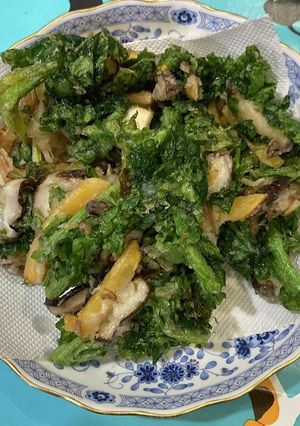 米粉で菜の花のかき揚げ-レシピのメイン写真