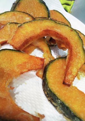 米粉活用!!カボチャの天ぷら　バリッバリ-レシピのメイン写真