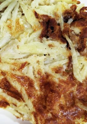【米粉活用】じゃがいもと玉ねぎのガレット-レシピのメイン写真