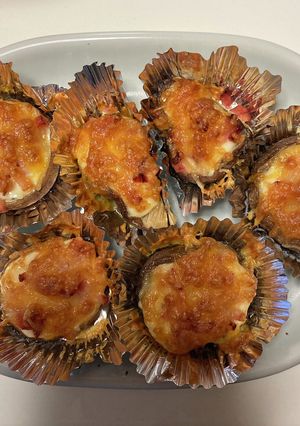 超簡単シイタケのベーコンチーズ焼き-レシピのメイン写真