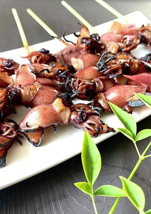 【ホタルイカ】コンロで醤油炙り焼き-レシピのメイン写真