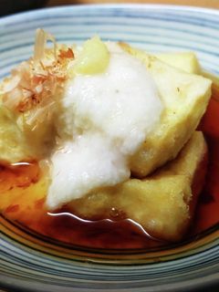 米粉で☆揚げ出し豆腐とろろかけ-レシピのメイン写真