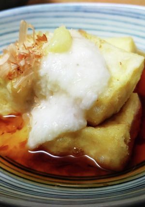 米粉で☆揚げ出し豆腐とろろかけ-レシピのメイン写真