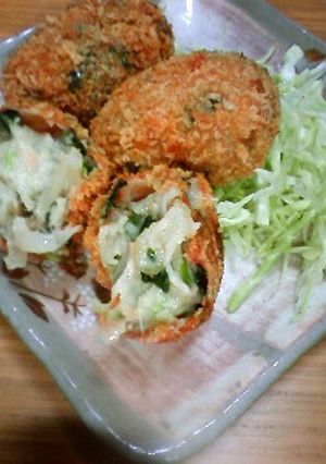 まいたけと枝豆の豆乳コロッケ-レシピのメイン写真