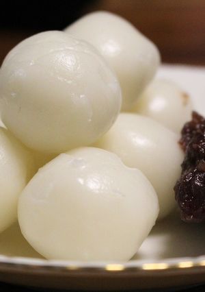 お米の粉で作るお団子-レシピのメイン写真