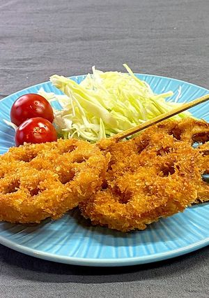 米粉で（小麦粉でも）♪蓮根フライ-レシピのメイン写真