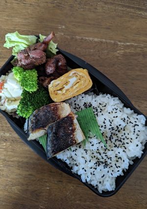 ハラミのレモンペッパー焼き男子弁当♪-レシピのメイン写真