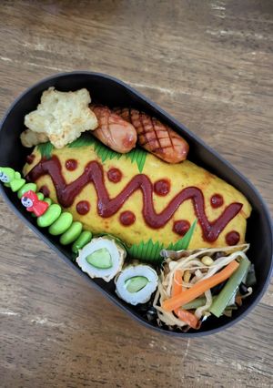 JK☆☆オムライス弁当♪-レシピのメイン写真