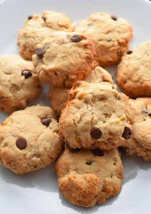 バナナとPBで米粉のチョコチップクッキー-レシピのメイン写真