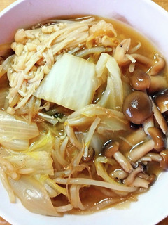 野菜摂取!白菜ときのこ もやしの味噌煮๑-レシピのメイン写真