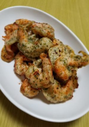 小麦よりうまい!海老の磯辺焼き-レシピのメイン写真
