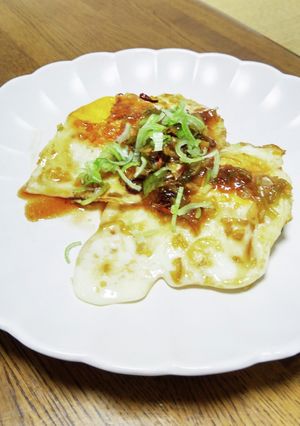 目玉焼きの甘酢炒め-レシピのメイン写真