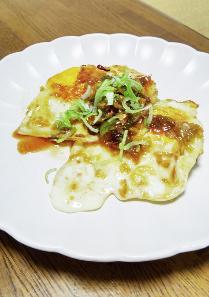 目玉焼きの甘酢炒め-レシピのメイン写真