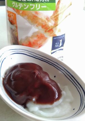 米粉ですいとん風あんこ-レシピのメイン写真