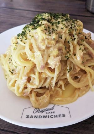 ツナとタマゴのパスタ-レシピのメイン写真