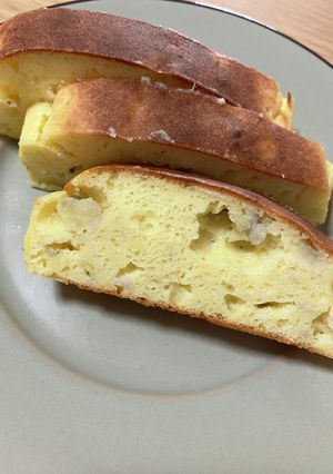 米粉活用　バナナヨーグルトケーキ-レシピのメイン写真
