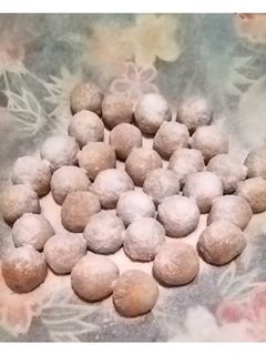 米粉でつくるスノーボールクッキー-レシピのメイン写真