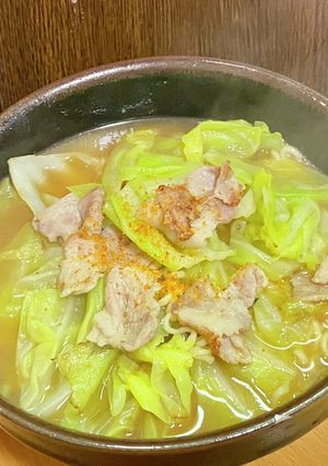 春キャベツでサッポロ一番みそラーメン-レシピのメイン写真