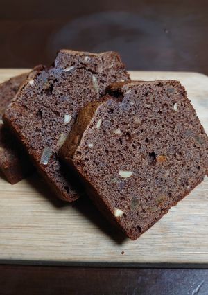 ナッツとオレンジピール入りチョコパウンド-レシピのメイン写真