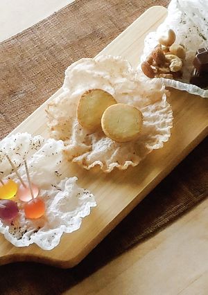 カリカリ★食べられるお皿♡ライスペーパー-レシピのメイン写真