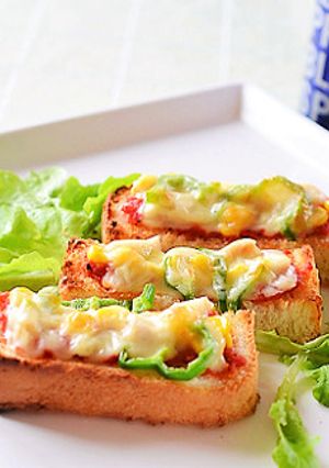 スティックピザ、スパイスとトマト缶ソース-レシピのメイン写真