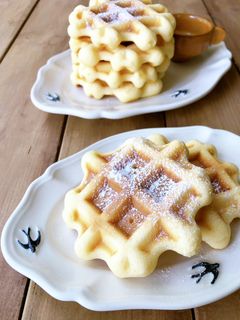 簡単♪米粉でもっちりワッフル-レシピのメイン写真