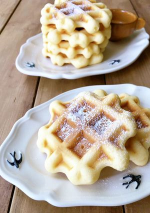 簡単♪米粉でもっちりワッフル-レシピのメイン写真