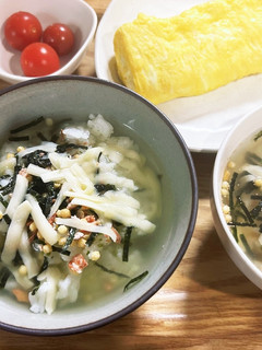 とろけるチーズ茶漬け☆1分で簡単ランチ-レシピのメイン写真