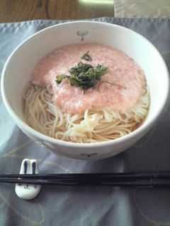 たらこトロロそうめん-レシピのメイン写真