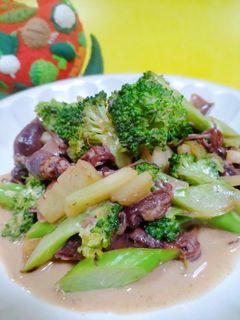 ブロッコリーとほたるいかのマヨポン炒め-レシピのメイン写真