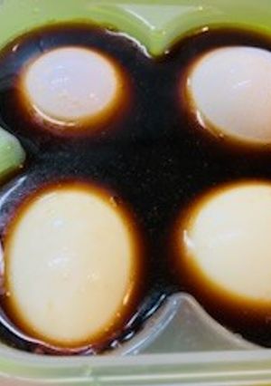 ＊4個用で2個だけ作る味玉＊-レシピのメイン写真